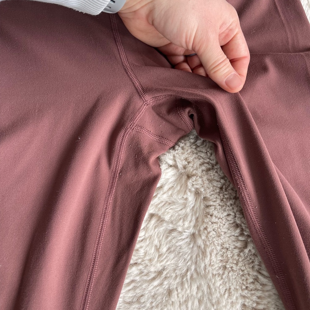 Athleta High-Waisted Mauve Leggings - Picture 9 of 11